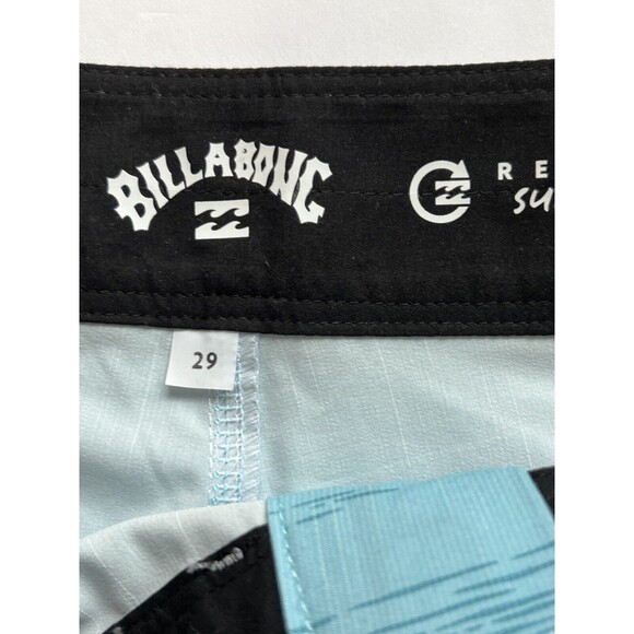 NWT 29 BILLABONG RECYCLER Pro Performance BOARDSHORTS FULL LENGTH Blue Tropical - Picture 5 of 5